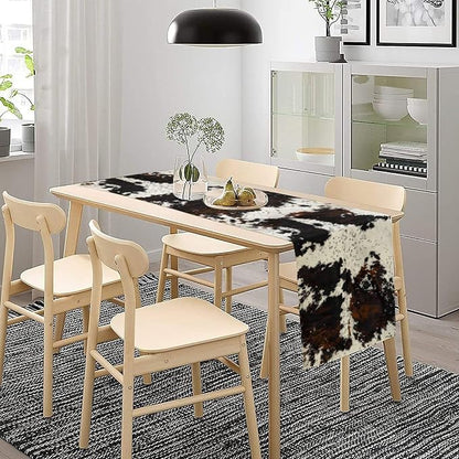Cow Print Table Runner, 13x70 Inch - Image 3