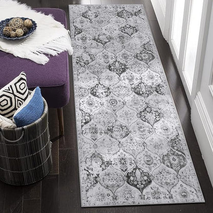 Lahome Moroccan Trellis Washable Runner Rug, 2x6 Kitchen Runners by Lahome