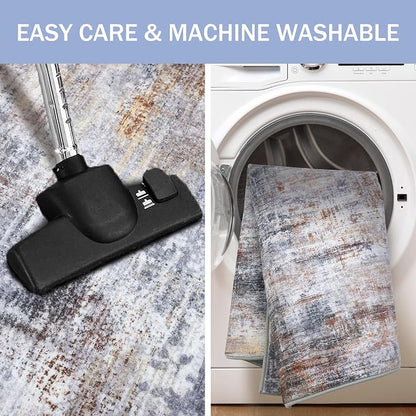 IOHOUZE Abstract Area Rugs 6x9 Ft Washable Rugs - Image 4