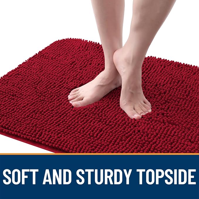 OLANLY Dog Door Mat for Muddy Paws 54x24, Absorbs Moisture and Dirt, Absorbent - Image 4