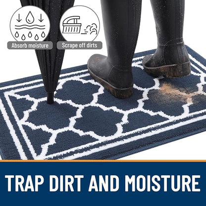 Buganda Runner Indoor Door Mat, Dirt-Resistant and Absorbent Doormat, Low - Image 2