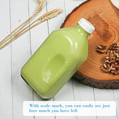 Syntic 4 Pack 64 Oz Glass Milk Bottles - Image 7