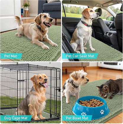 OLANLY Dog Door Mat for Muddy Paws 47x32, Absorbs Moisture and Dirt, Absorbent - Image 7