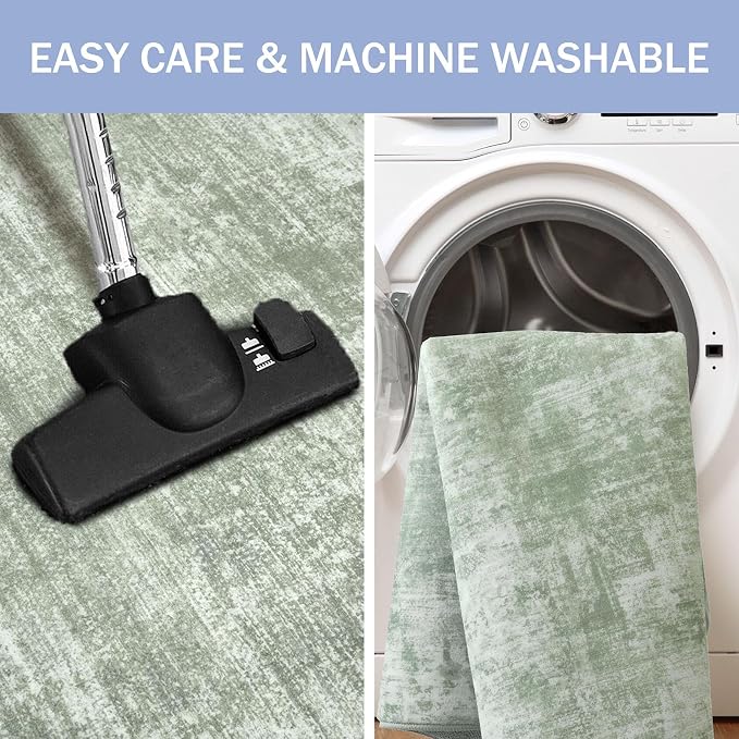 IOHOUZE Abstract Runner Rug 3x6 Ft Washable Runners - Image 5