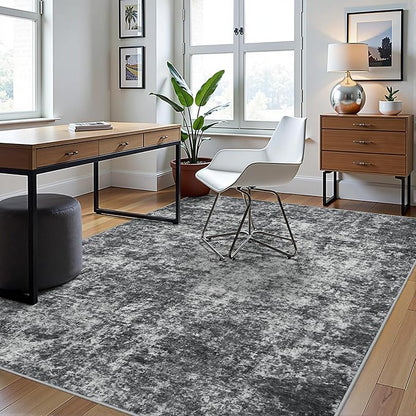 5x7 Area Rugs for Living Room Rug Washable: Abstract Rug for Dining Room - Image 3