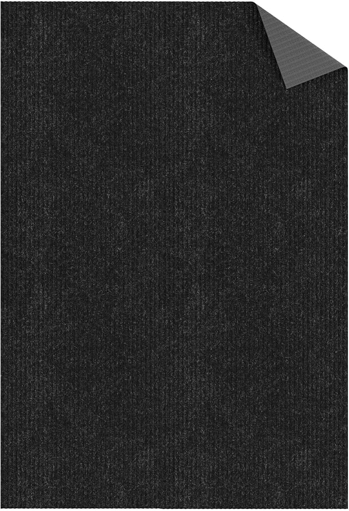 Ottomanson 6'6" x 10' Mud Mat Area Rug Scraper Carpet - Image 8