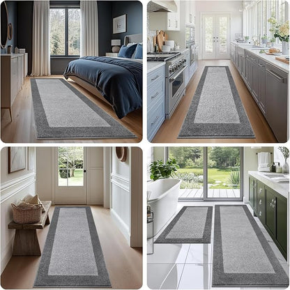 Machine Washable Kitchen Rug 24" x 70", Non Slip Kitchen Mat - Image 4