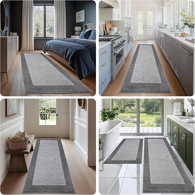 Washable Area Rug 36" x 36", Non Slip Kitchen Rug - Image 5
