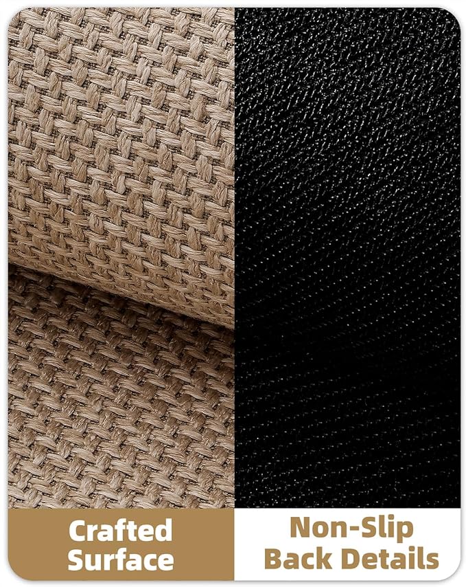 Color&Geometry Ultra Thin Indoor Door Mat 24"x36", Non Slip Rubber Backed Dirt - Image 6