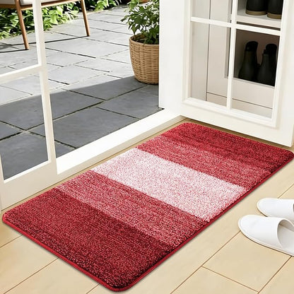 Kitinjoy Indoor Outdoor Door Mat, 40x24 Non-Slip Absorbent Dirt Trapper by Kitinjoy