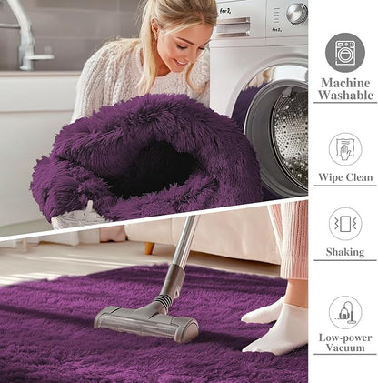 OLANLY 5x7 Machine Washable Large Area Rugs - Image 2