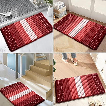 Kitinjoy Indoor Outdoor Door Mat, 59x20 Non-Slip Absorbent Dirt Trapper - Image 6