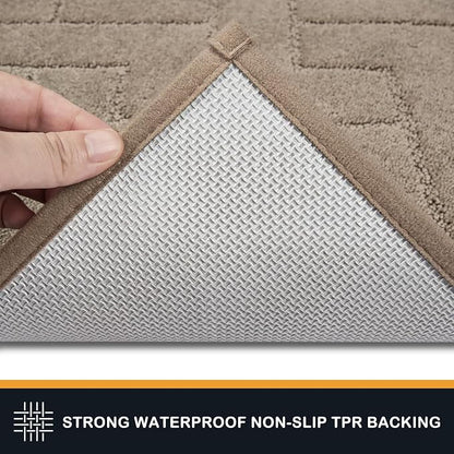 PURRUGS Dirt Trapping Door Mat 32" x 47", Non-Slip Machine Washable Entry Rug - Image 4