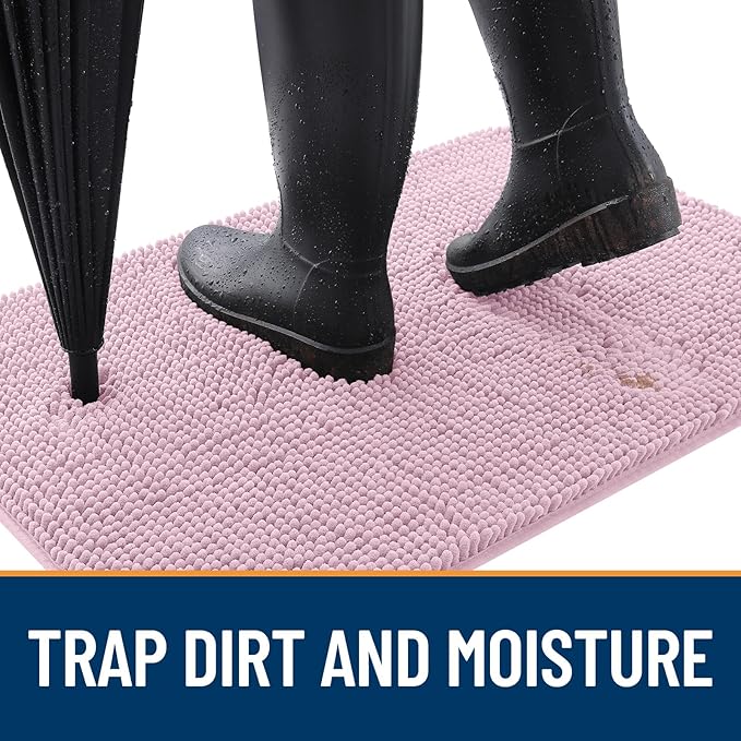 OLANLY Dog Door Mat for Muddy Paws 70x35, Absorbs Moisture and Dirt, Absorbent - Image 2