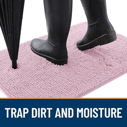 OLANLY Dog Door Mat for Muddy Paws 59x24, Absorbs Moisture and Dirt, Absorbent - Image 2