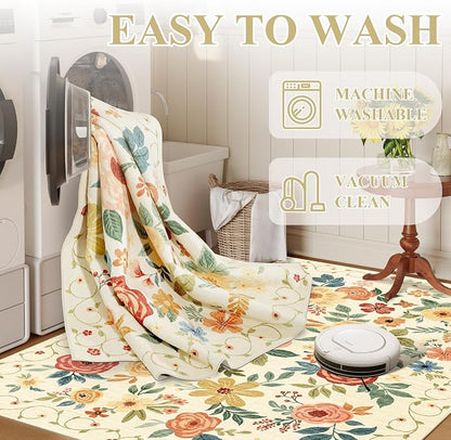 DUKINO 2x6 Runner Rug for Hallway, Washable Kitchen Runner Rug - Image 7