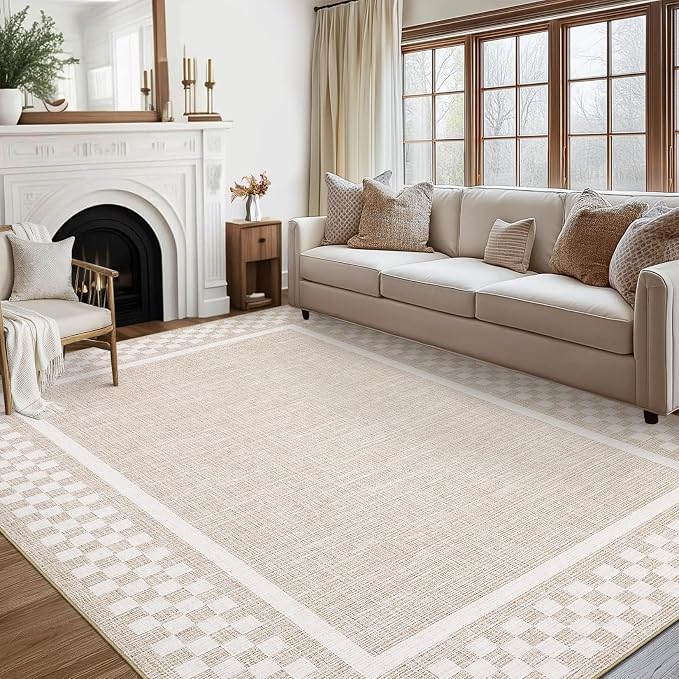 GarveeHome Modern Bordered 8x10 Area Rugs - Image 9