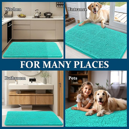 OLANLY Dog Door Mat for Muddy Paws 45x27, Absorbs Moisture and Dirt, Absorbent - Image 8