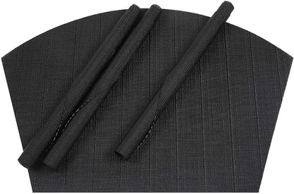 SHACOS Small Round Table Placemats Wedge Placemat Set of 4 Non Slip Heat - Image 8