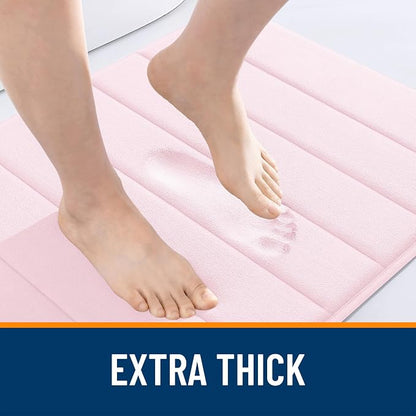 OLANLY Memory Foam Long Bathroom Rugs Runner 70x24, Super Soft Absorbent Bath - Image 6