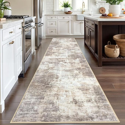 IOHOUZE Abstract Runner Rug 3x12 Ft Washable Runners - Image 2