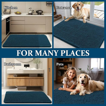 OLANLY Dog Door Mat for Muddy Paws 40x32, Absorbs Moisture and Dirt, Absorbent - Image 8
