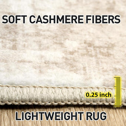 9x12 Area Rugs Washable Rug: Modern Abstract Living Room Rug Soft Anti-Skid - Image 6