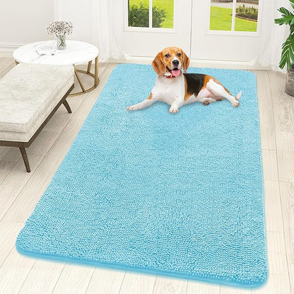 OLANLY Dog Door Mat for Muddy Paws 59x32, Absorbs Moisture and Dirt, Absorbent by OLANLY