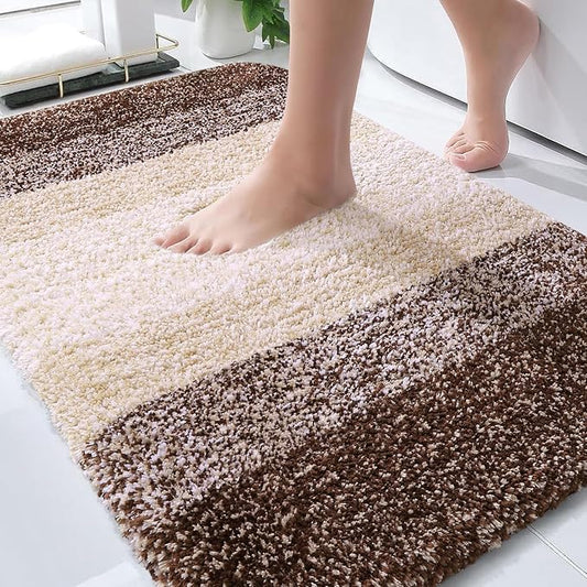 OLANLY Bathroom Rugs Mat 36x24, Extra Soft Absorbent Microfiber Bath Rugs by OLANLY