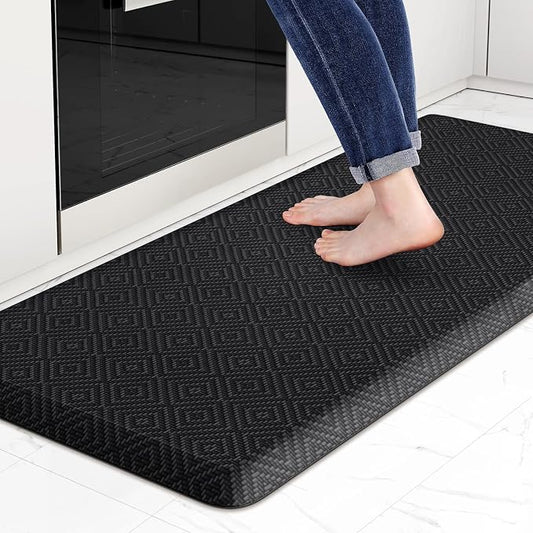 Mattitude Kitchen Mat Cushioned Anti-Fatigue Floor Mat Water Resistant Non-Slip by Mattitude