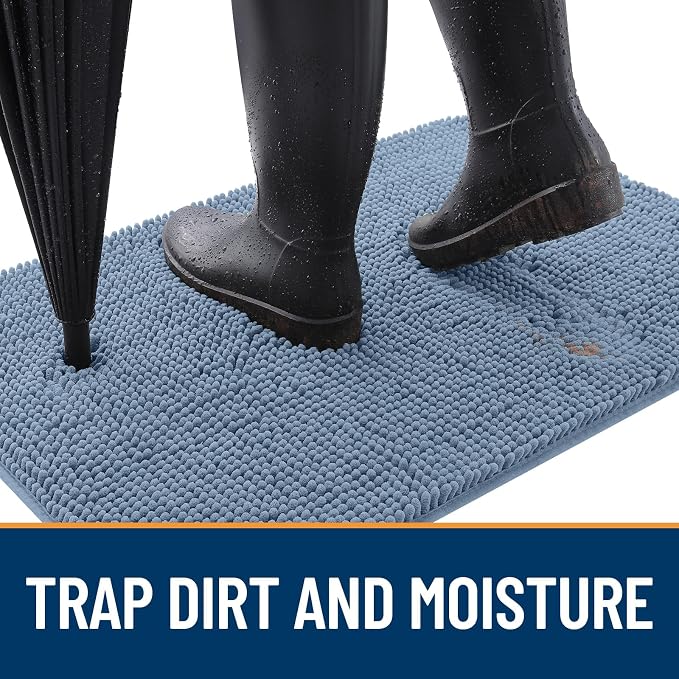 OLANLY Dog Door Mat for Muddy Paws 59x20, Absorbs Moisture and Dirt, Absorbent - Image 2