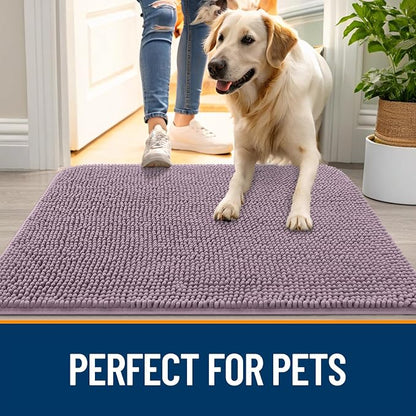 OLANLY Dog Door Mat for Muddy Paws 45x27, Absorbs Moisture and Dirt, Absorbent - Image 6