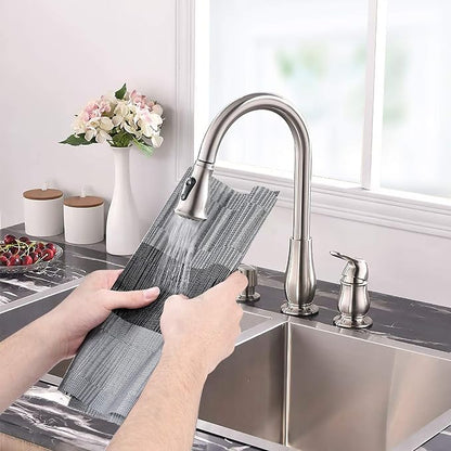 Aofmee Placemats, Placemats Set of 6, Heat Resistant Place Mats, Washable PVC - Image 2