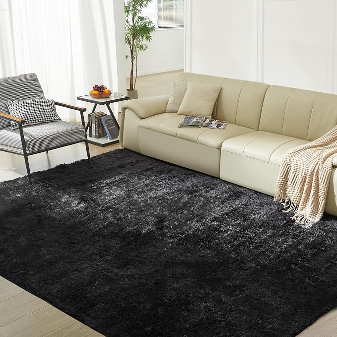 5X8 Ultra Soft Rug for Living Room, Fluffy Shag Area Rug for Bedroom, Modern by Fairblink