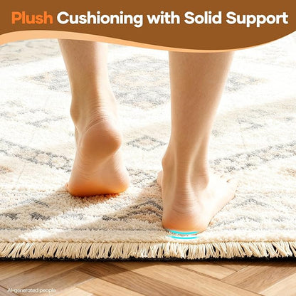 Veken Non Slip Cushioned Rug Pad Gripper 9 x 12 Ft, Felt and Silicone Backing - Image 6