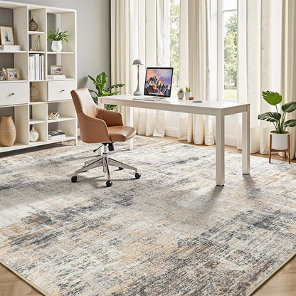 Lofus 6x9 Area Rug for Living Room, Neutral Modern Washable Carpet for Bedroom - Image 6