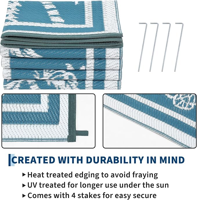 Garvee Outdoor Rug 5x8 Waterproof - Image 4