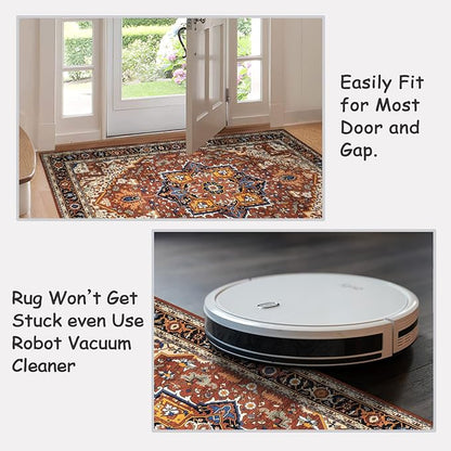 Moynesa Ultra-Thin Washable Oriental Area Rug - Image 4