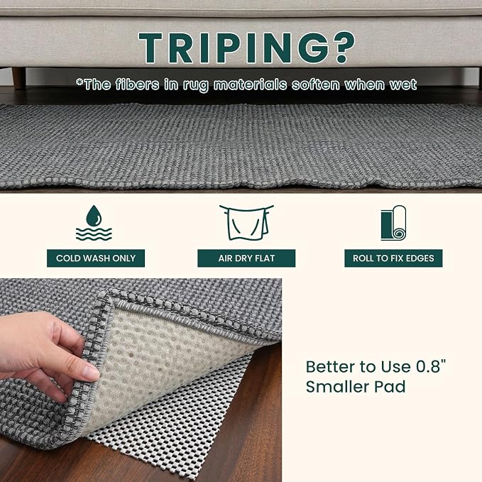 KOZYFLY Indoor Door Mat 2x3 ft Small Area Rugs Washable Front Door Mat Non Slip - Image 7