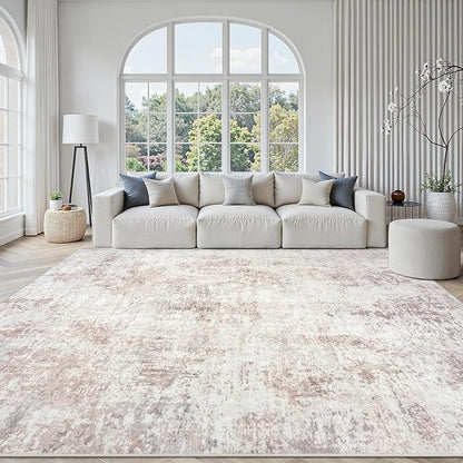 Area Rugs 10x14 Living Room: Large Soft Washable Rug Modern Abstract Anti-Skid by GENTDRIZZ