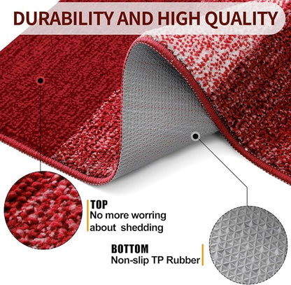 Kitinjoy Indoor Outdoor Door Mat, 30x17 Non-Slip Absorbent Dirt Trapper - Image 3