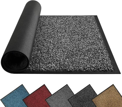 Mibao Super Absorbent Front Door Mat, Non-Slip Washable Indoor Doormats by Mibao