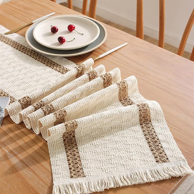 Boho Table Runner 60 Inches Long Centerpieces - Image 3