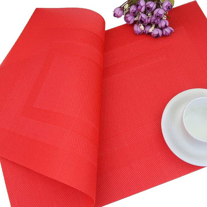 PIGCHCY Placemats Set of 8 Washable Durable Place Mats Vinyl Heat Resistant - Image 7