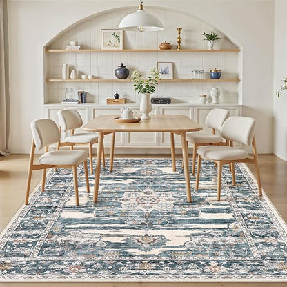Washable 9x12 Area Rug for Living Room & Dining Room - Image 7