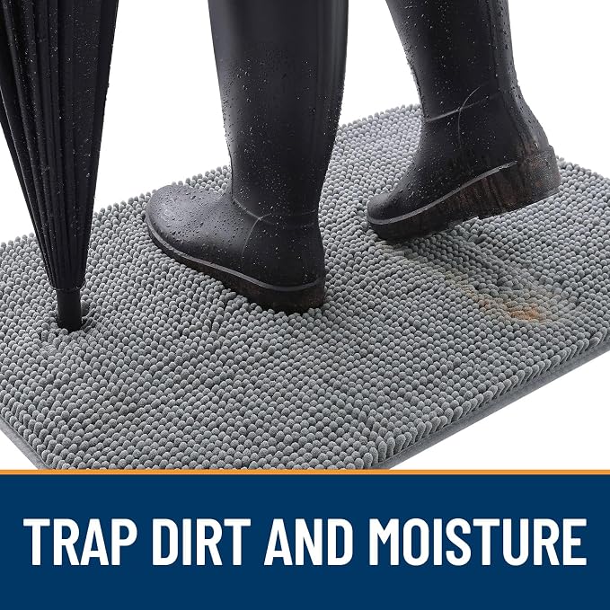 OLANLY Dog Door Mat for Muddy Paws 59x24, Absorbs Moisture and Dirt, Absorbent - Image 2