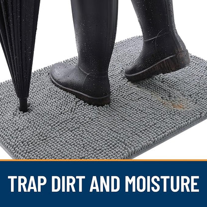 OLANLY Dog Door Mat for Muddy Paws 59x24, Absorbs Moisture and Dirt, Absorbent - Image 2