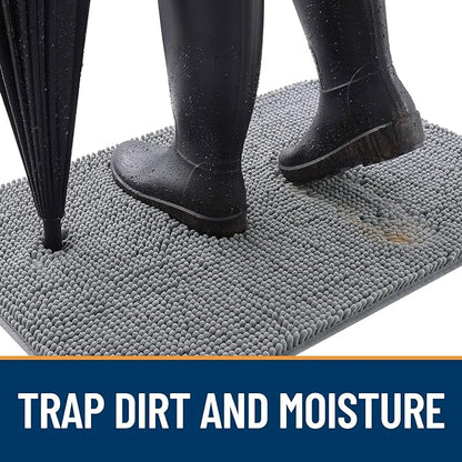 OLANLY Dog Door Mat for Muddy Paws 44x24, Absorbs Moisture and Dirt, Absorbent - Image 2