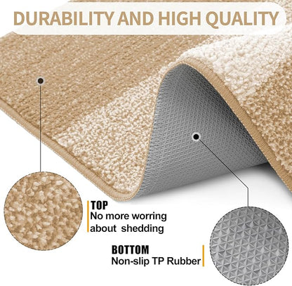 Kitinjoy Indoor Outdoor Door Mat, 54x24 Non-Slip Absorbent Dirt Trapper - Image 3