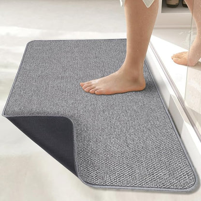 Bosap Bath Mat, Ultra Thin Bathroom Rugs, Rubber Bath Mats by BosapDirect